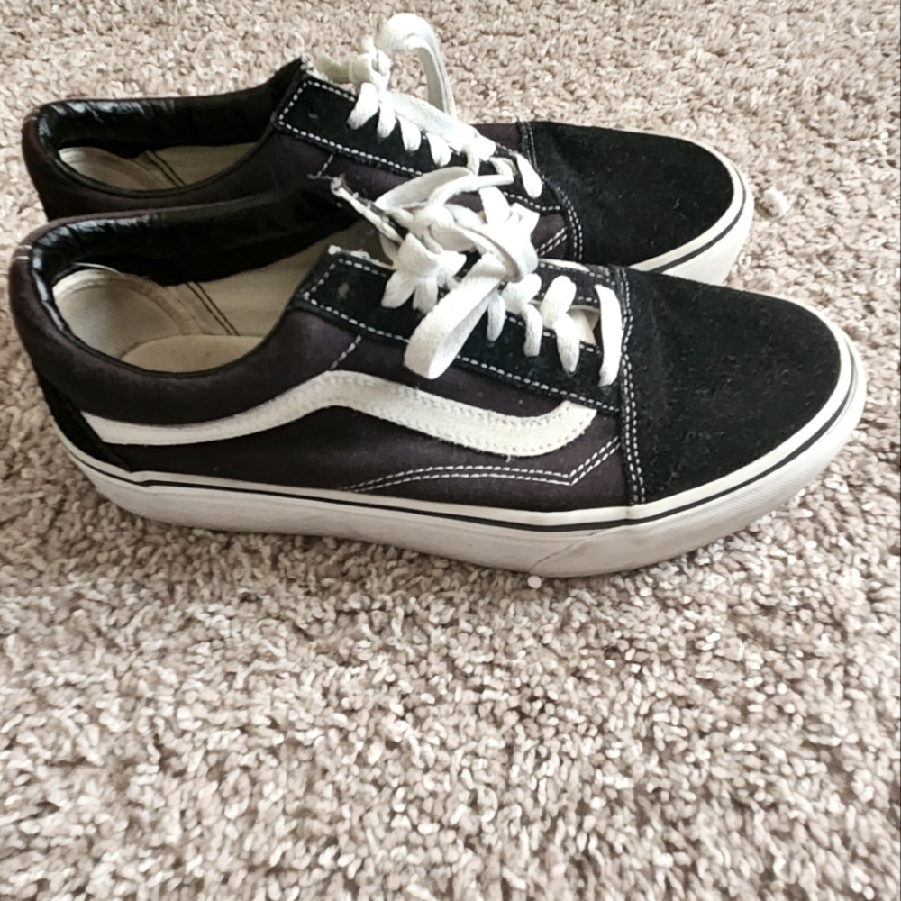 Old School Platform Vans